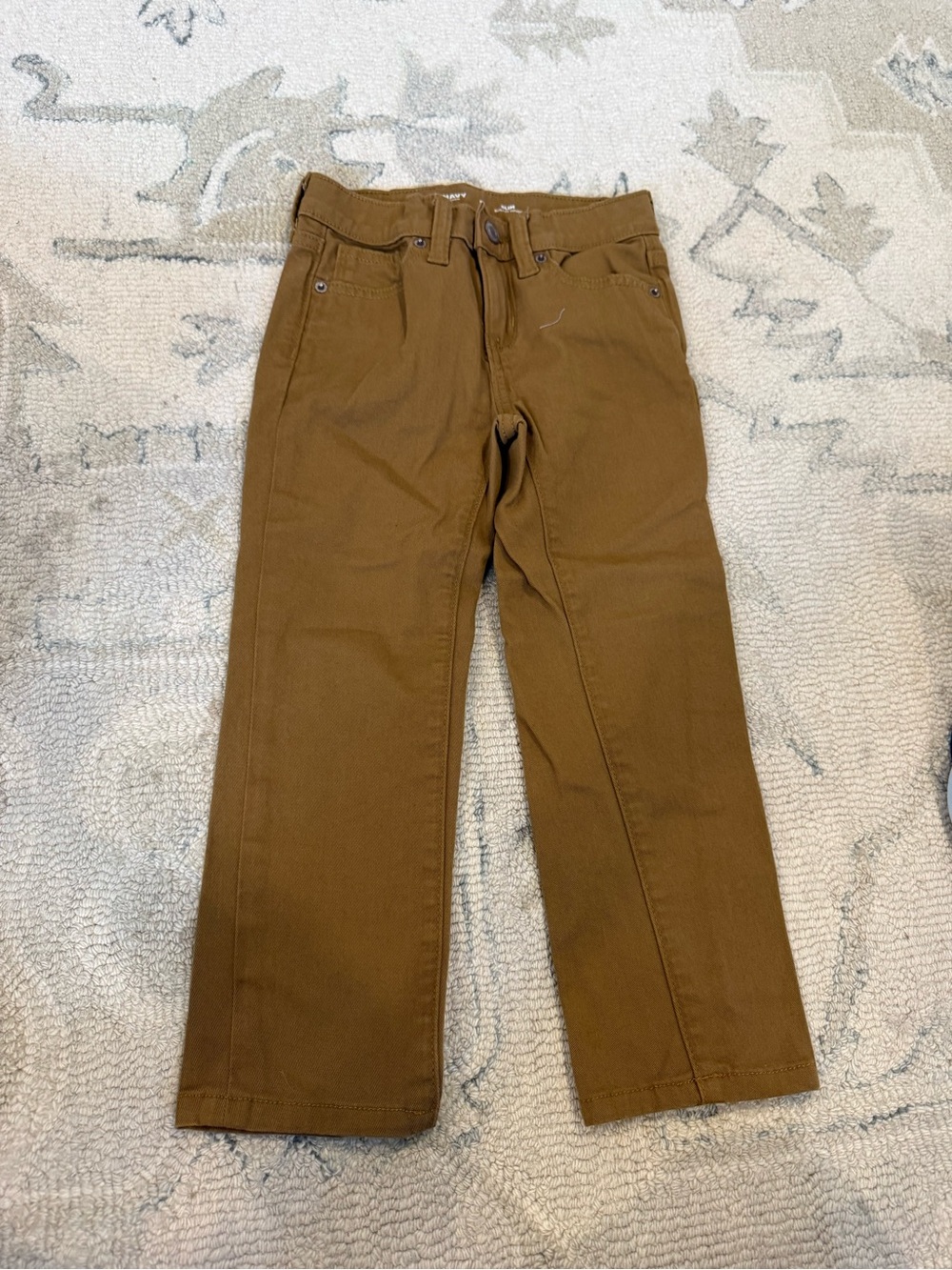 Old Navy Men's Tan Straight-Leg Chinos